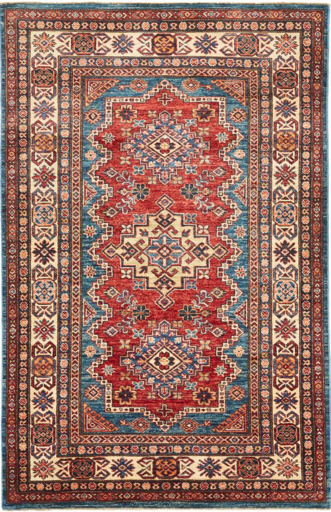 Tapete paquistanês Kazak 183x121 183x121, Tapete persa Atado à mão