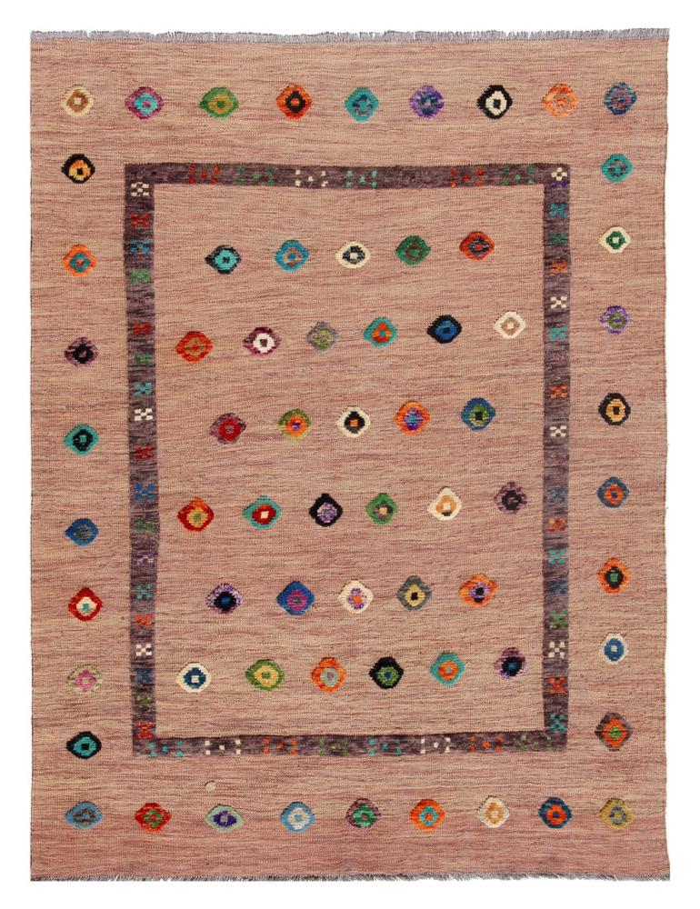 Alfombra afgana Kilim Afghan Nimbaft Edition 192x145 192x145, Alfombra persa Tejido a mano