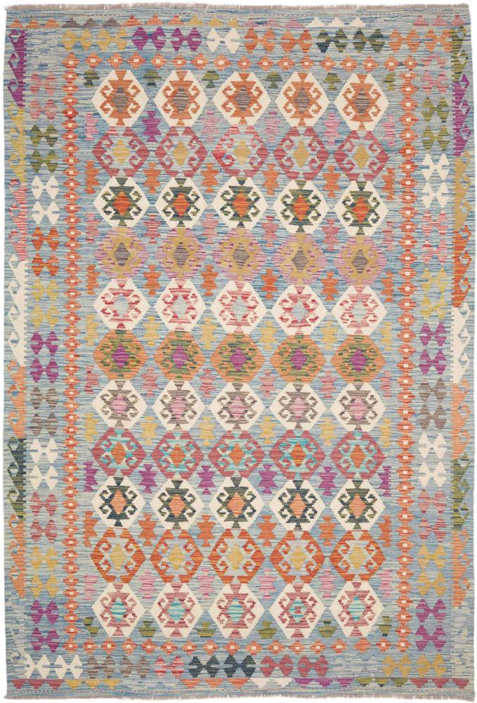 Tapete afegão Kelim Afghan 295x200 295x200, Tapete persa Tecido à mão