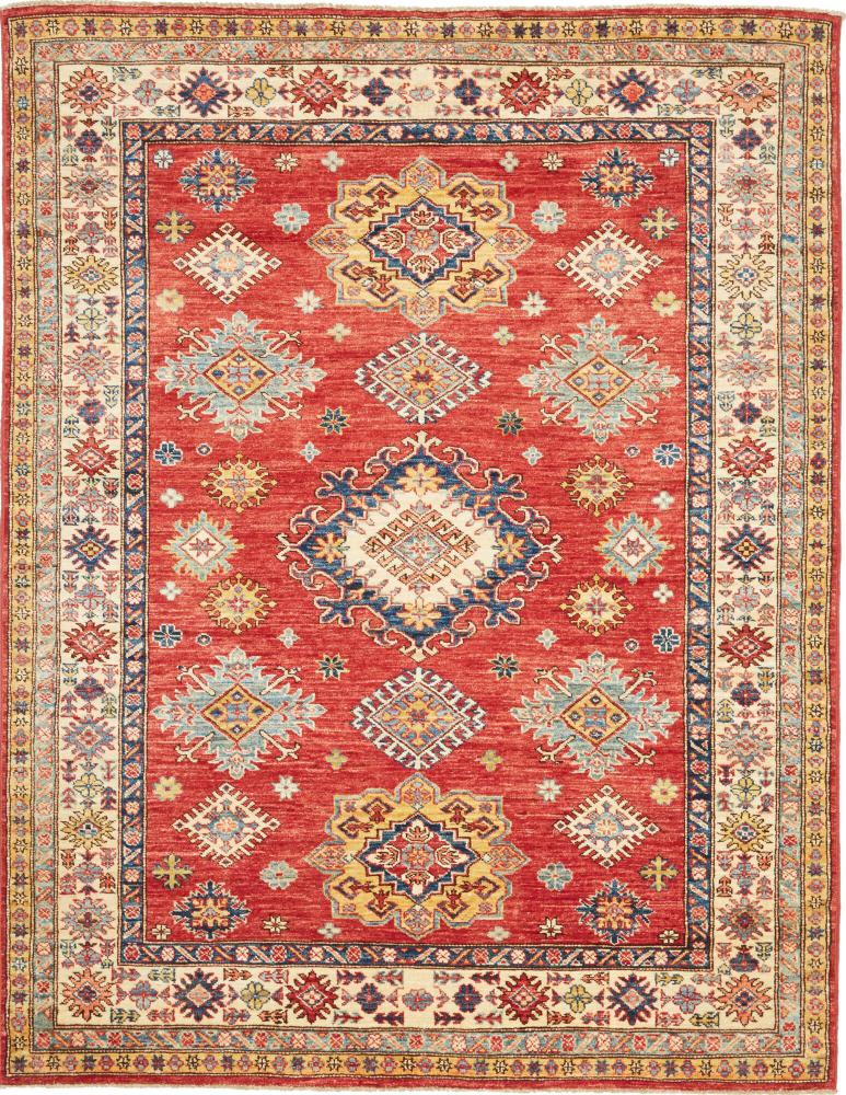 Tapete paquistanês Kazak 197x149 197x149, Tapete persa Atado à mão