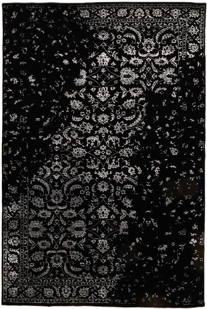 Indisk tæppe Sadraa Heritage 302x202 302x202, Persisk tæppe Knyttet i hånden