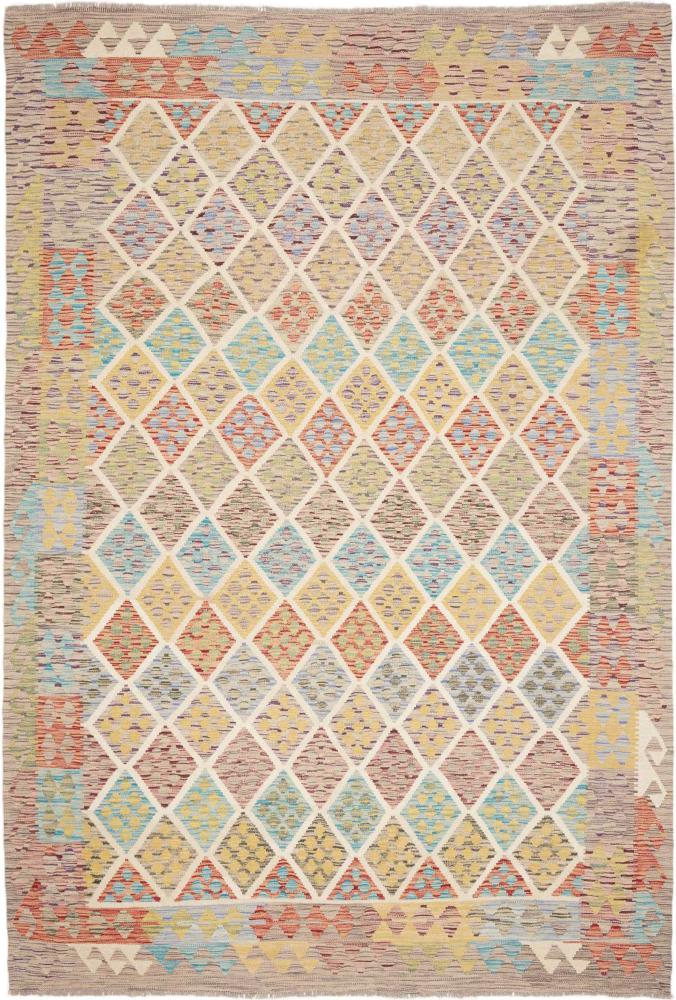 Tapis afghan Kelim Afghan 301x203 301x203, Tapis persan Tissé à la main