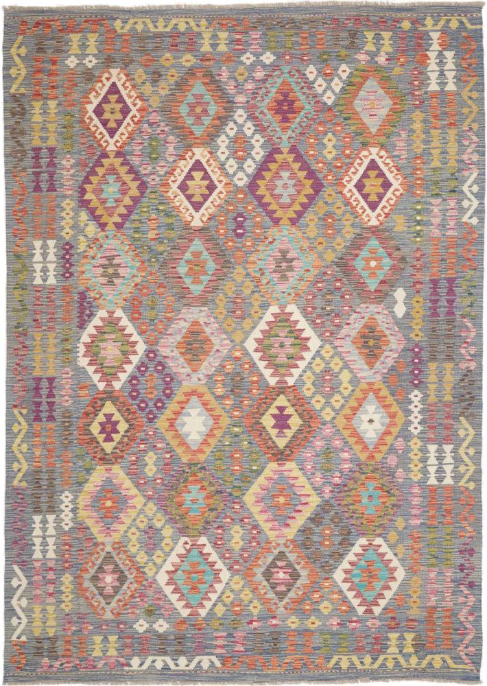 Afghanischer Teppich Kelim Afghan 296x208 296x208, Perserteppich Handgewebt