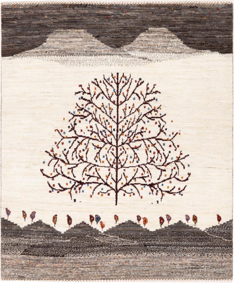 Perzisch tapijt Perzisch Gabbeh Loribaft Nowbaft 119x100 119x100, Perzisch tapijt Handgeknoopte