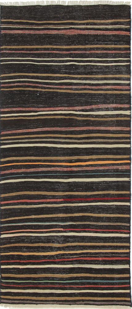 Persisk tæppe Kelim Fars 269x115 269x115, Persisk tæppe Håndvævet