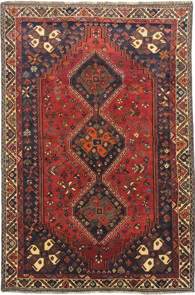 Persisk tæppe Ghashghai 257x170 257x170, Persisk tæppe Knyttet i hånden