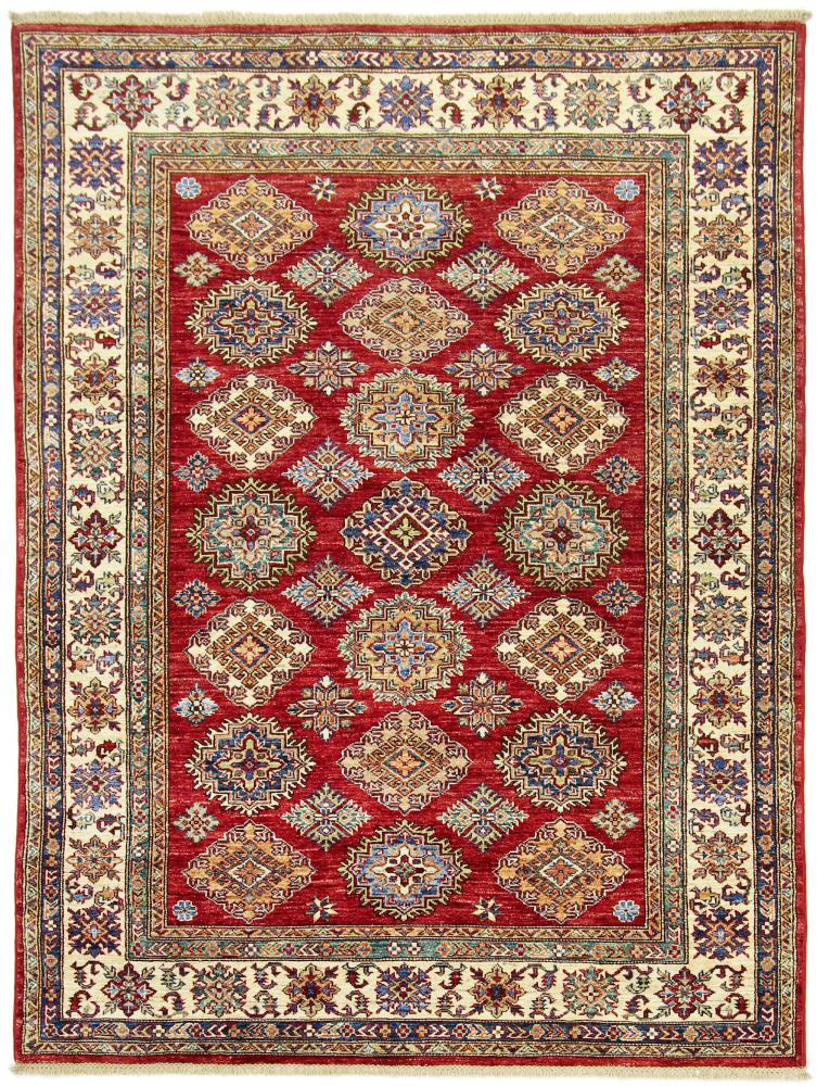 Tapis afghan Super Kazak 198x148 198x148, Tapis persan Noué à la main