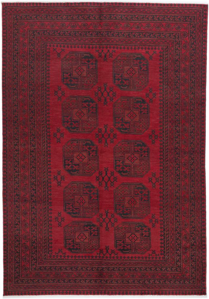 Afghaans tapijt Afghan Akhche 244x173 244x173, Perzisch tapijt Handgeknoopte