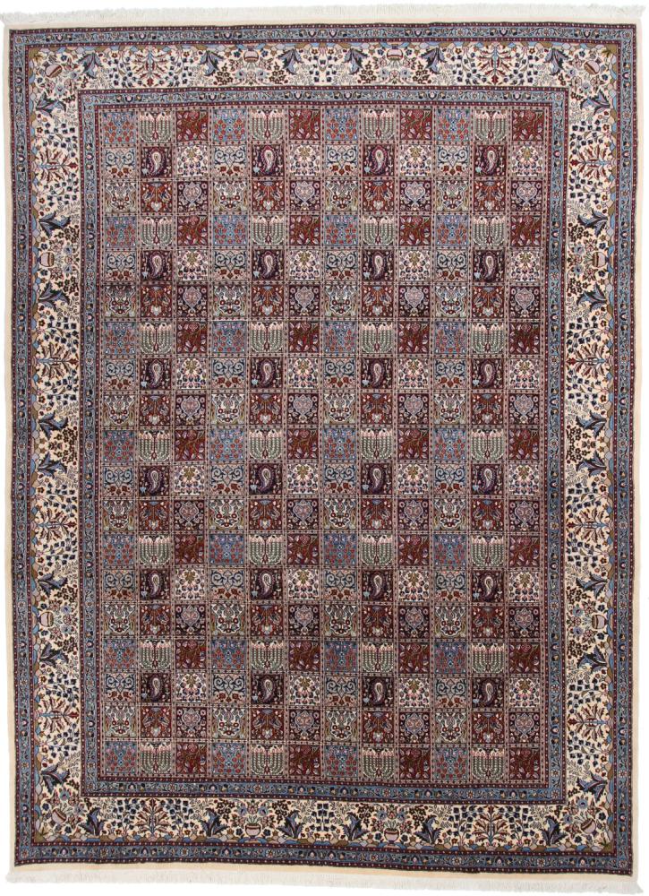 Persisk tæppe Moud 406x299 406x299, Persisk tæppe Knyttet i hånden