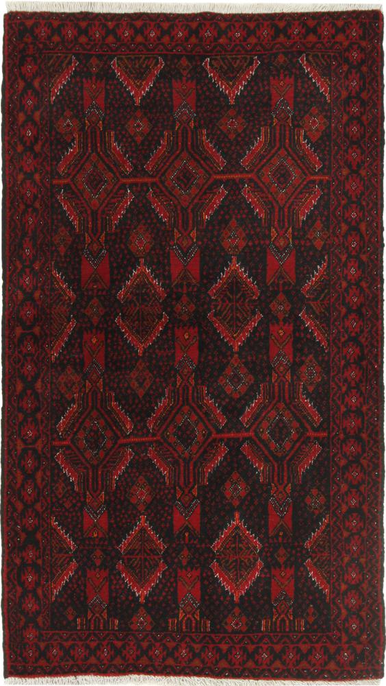 Alfombra persa Belouch 169x96 169x96, Alfombra persa Anudado a mano