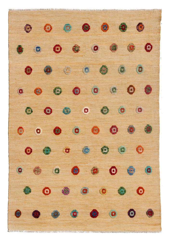 Alfombra afgana Kilim Afghan Nimbaft Edition 207x148 207x148, Alfombra persa Tejido a mano