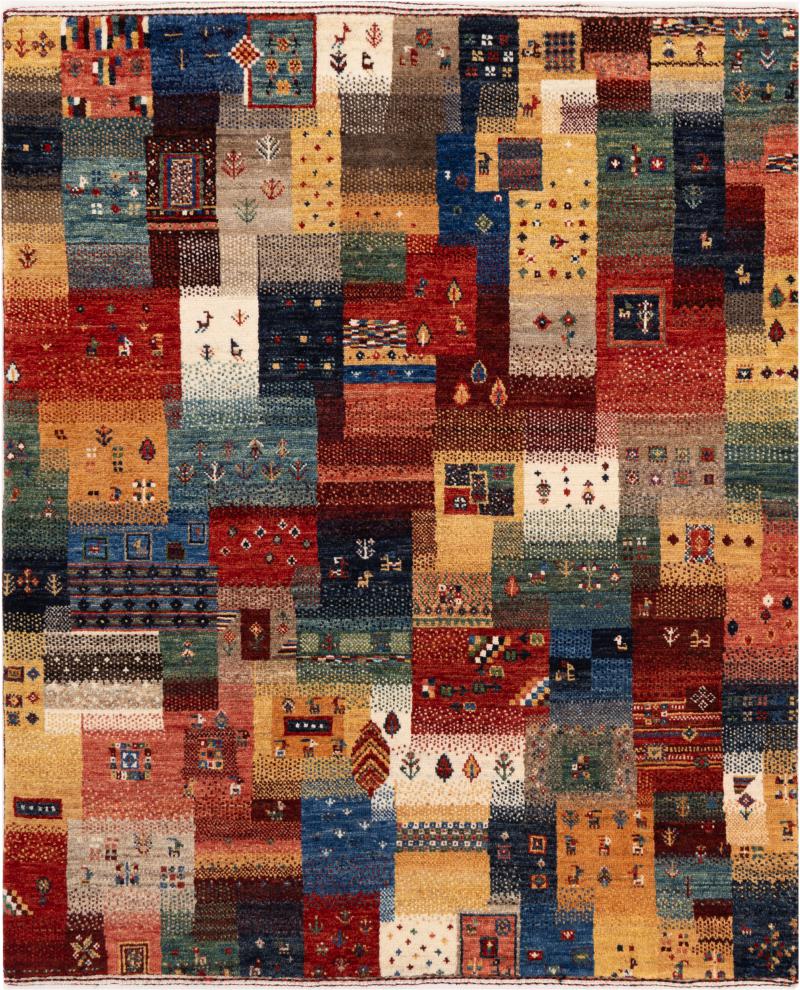 Persialainen matto Persia Gabbeh Loribaft Nowbaft 121x102 121x102, Persialainen matto Solmittu käsin