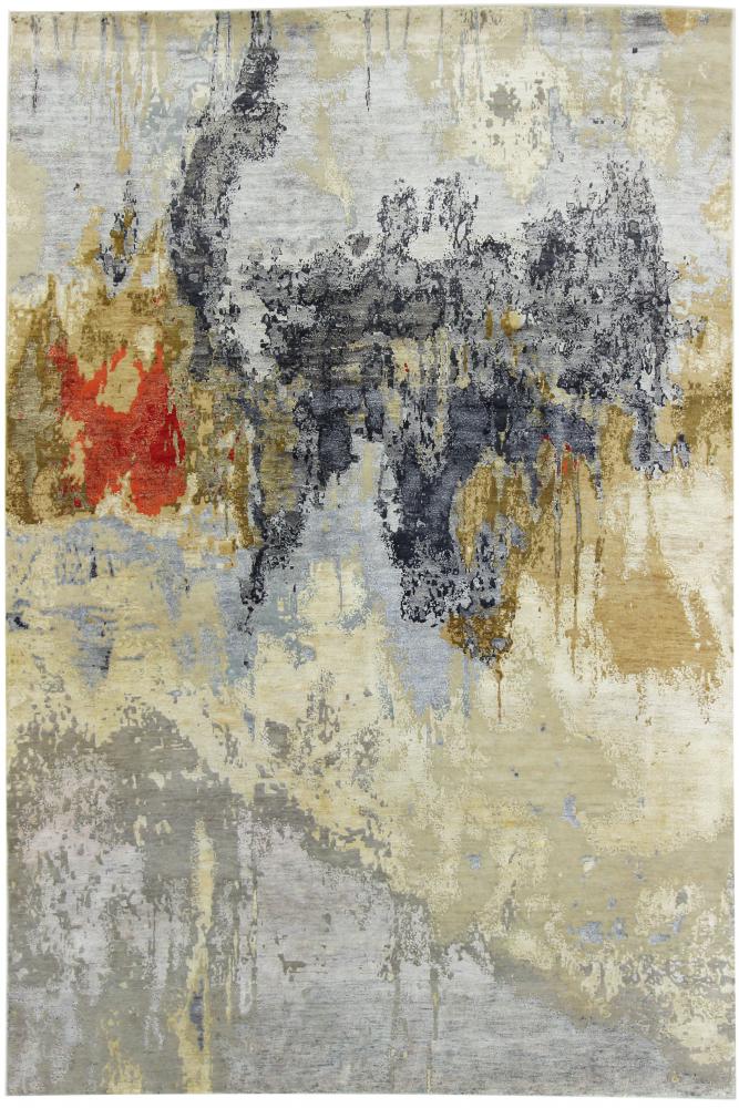 Persisk tæppe Sadraa 302x203 302x203, Persisk tæppe Knyttet i hånden