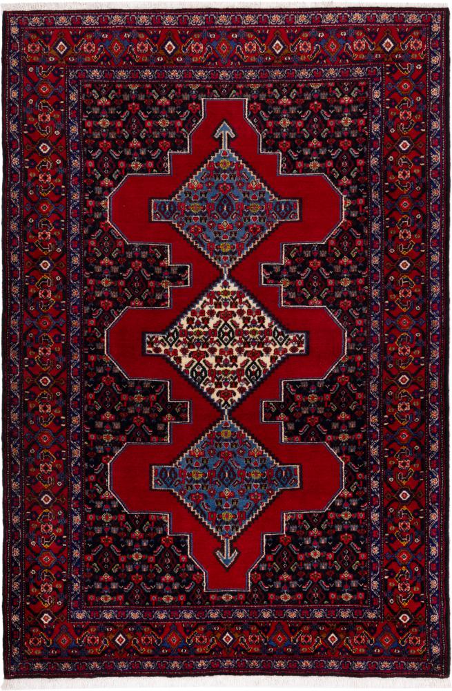 Persian Rug Sanandaj 213x139 213x139, Persian Rug Knotted by hand