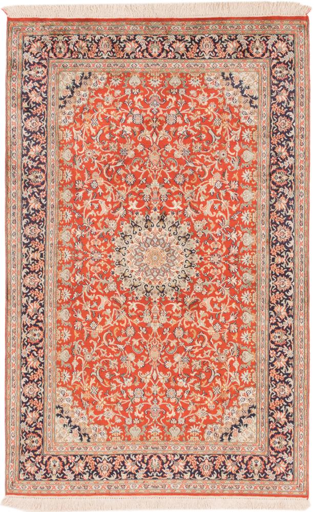 Indo rug Kashmir Silk 189x124 189x124, Persian Rug Knotted by hand