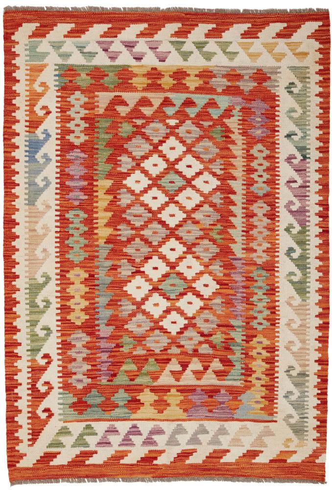 Tapete afegão Kilim Afegão 146x101 146x101, Tapete persa Tecido à mão