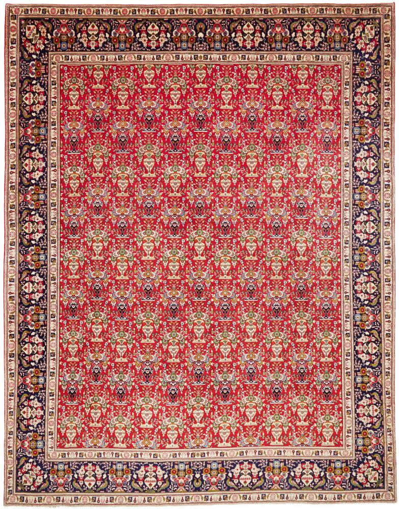 Persian Rug Tabriz 386x302 386x302, Persian Rug Knotted by hand
