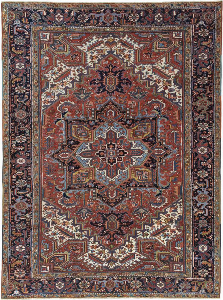 Persian Rug Heriz Antique 346x256 346x256, Persian Rug Knotted by hand