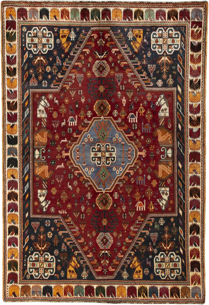 Perserteppich Shiraz 262x176 262x176, Perserteppich Handgeknüpft