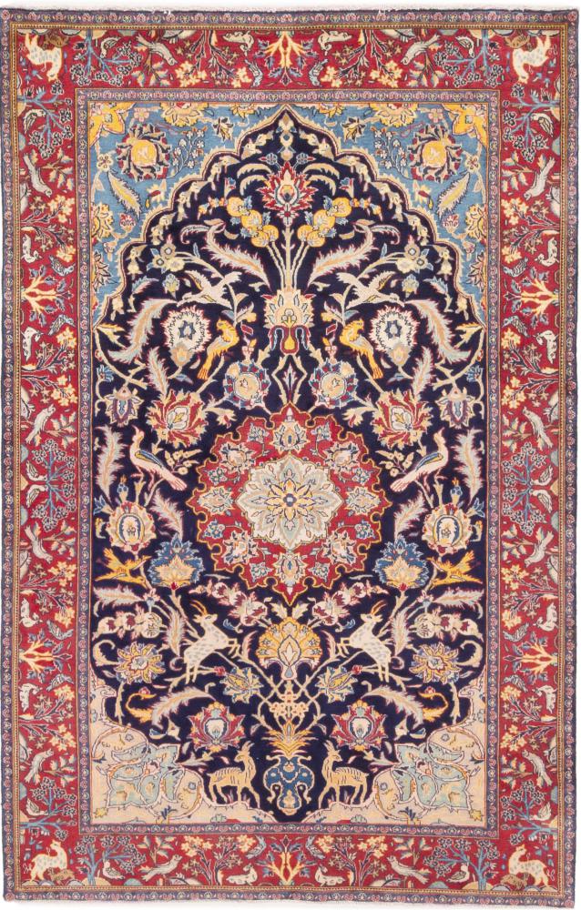 Persian Rug Keshan 209x134 209x134, Persian Rug Knotted by hand