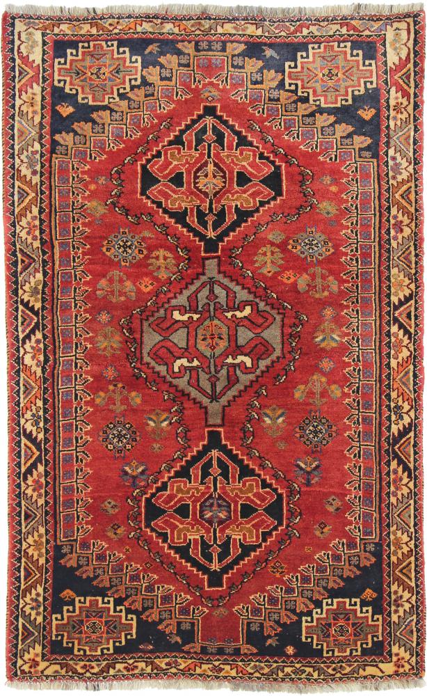 Tapete persa Ghashghai 177x107 177x107, Tapete persa Atado à mão