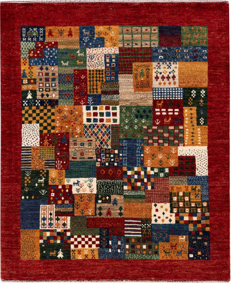 Perzisch tapijt Perzisch Gabbeh Loribaft Nowbaft 129x105 129x105, Perzisch tapijt Handgeknoopte