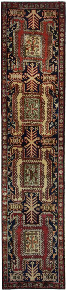 Tappeto persiano Meshkin 284x66 284x66, Tappeto persiano Annodato a mano