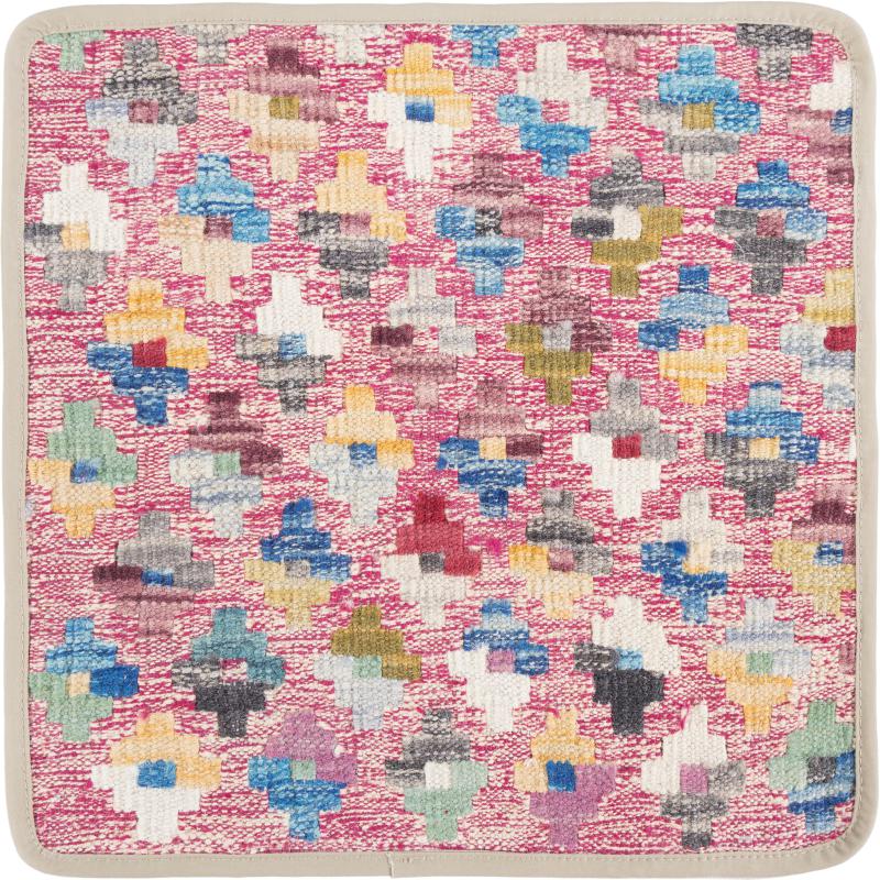 Afghanska mattan Kilim Afghan Kuddfodral 40x40 40x40, Persisk matta Knuten för hand
