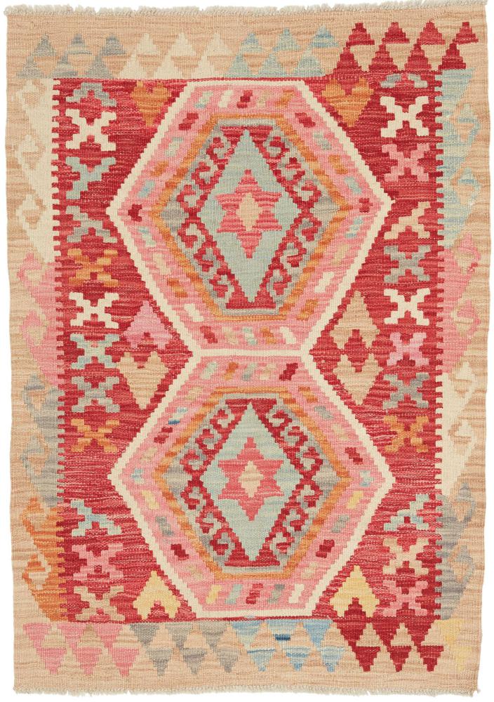 Afghanischer Teppich Kelim Afghan 111x81 111x81, Perserteppich Handgewebt
