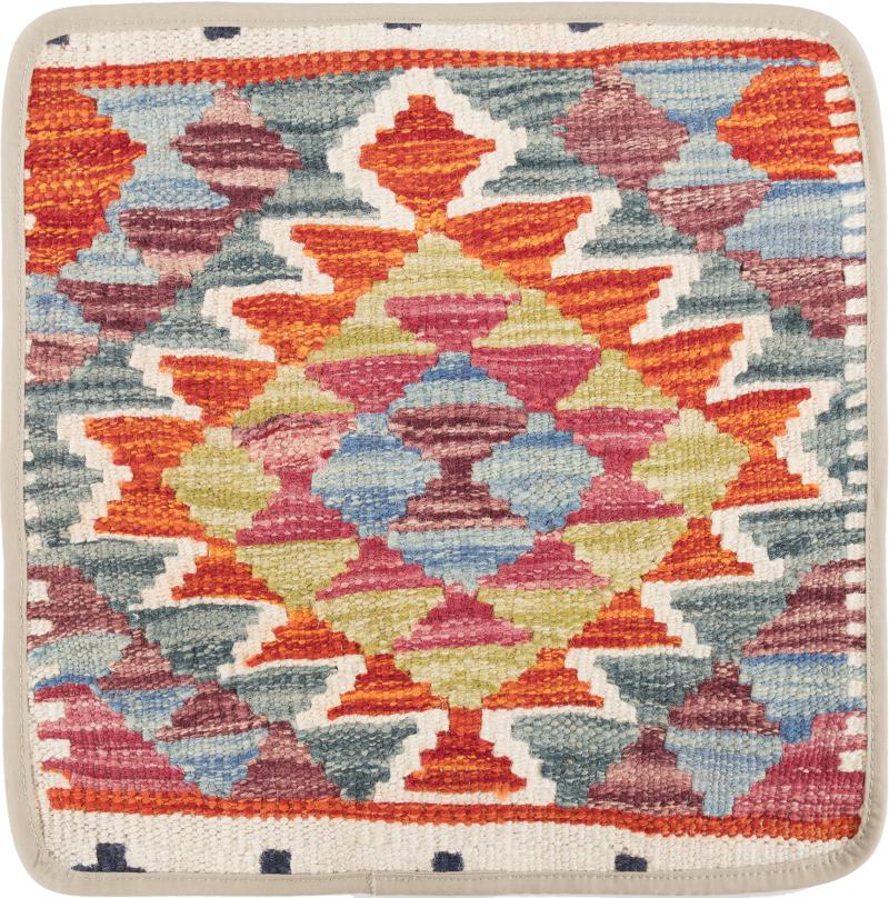 Afghansk teppe Kelim Afghan Putevar 40x40 40x40, Persisk teppe Knyttet for hånd
