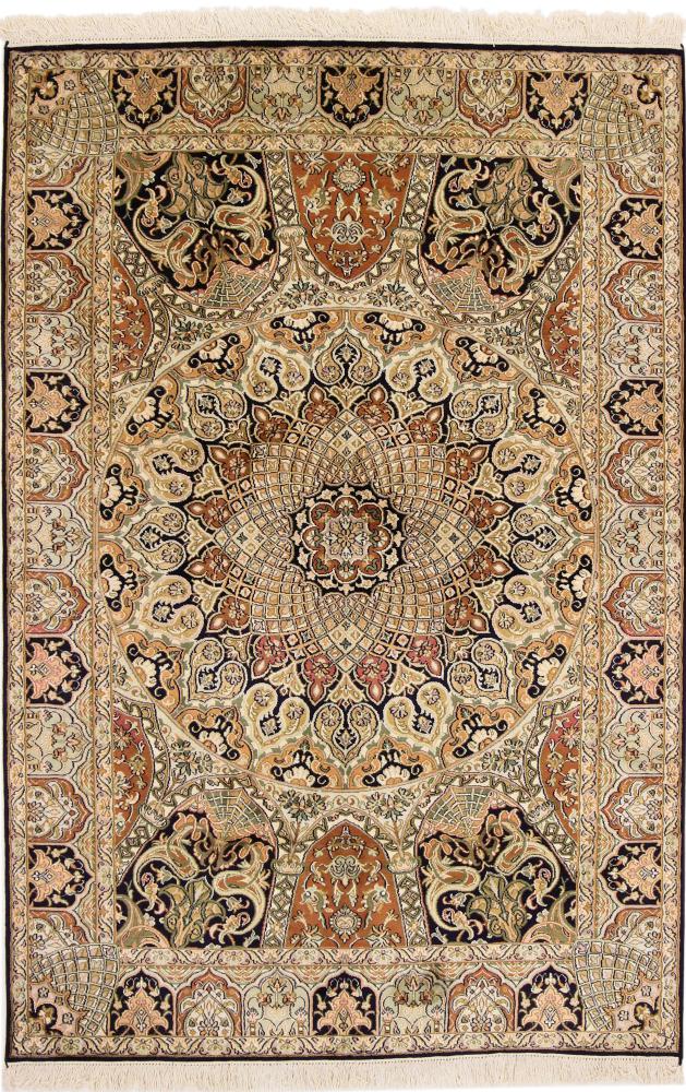 Indisk tæppe Kashmir Silke 180x119 180x119, Persisk tæppe Knyttet i hånden