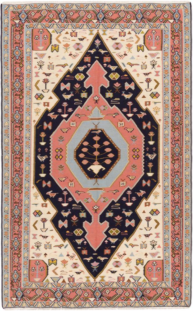 Persian Rug Kilim Senneh 237x146 237x146, Persian Rug Knotted by hand
