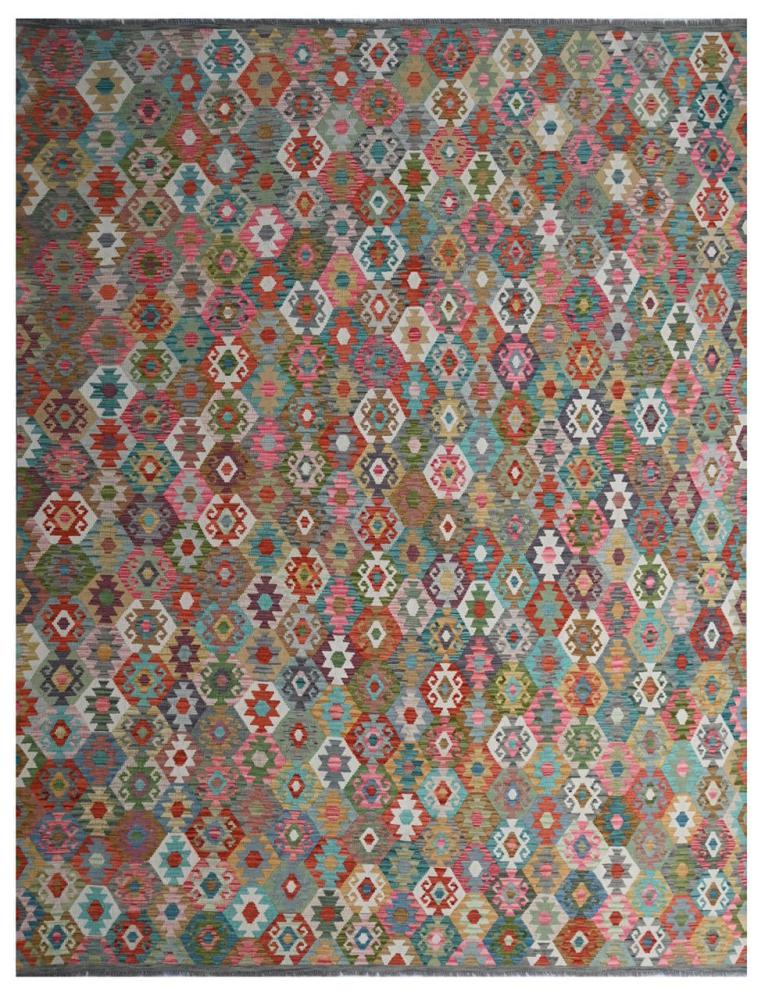 Alfombra afgana Kilim Afghan 399x312 399x312, Alfombra persa Tejido a mano