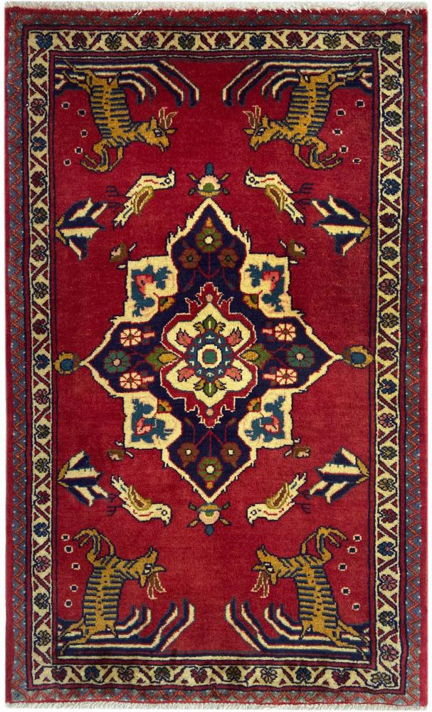 Persisk tæppe Sarough 111x69 111x69, Persisk tæppe Knyttet i hånden