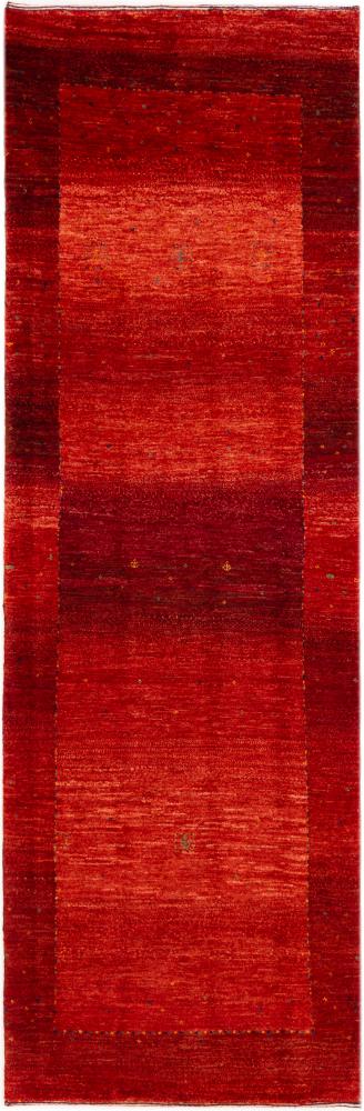 Persian Rug Persian Gabbeh Loribaft Atash 7'3"x2'5" 7'3"x2'5", Persian Rug Knotted by hand