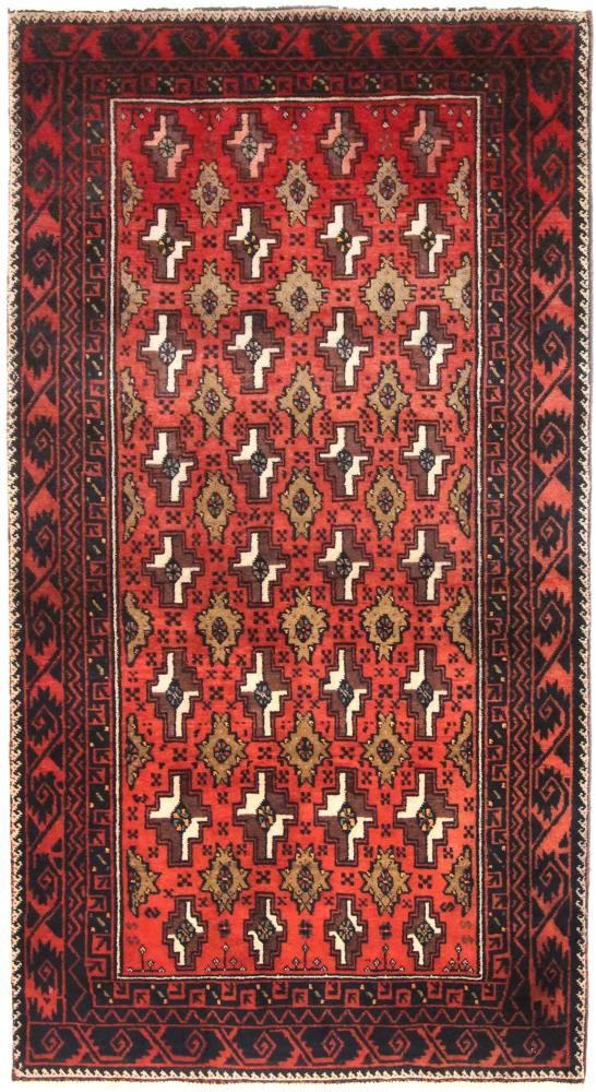 Tapete persa Balúchi 199x109 199x109, Tapete persa Atado à mão