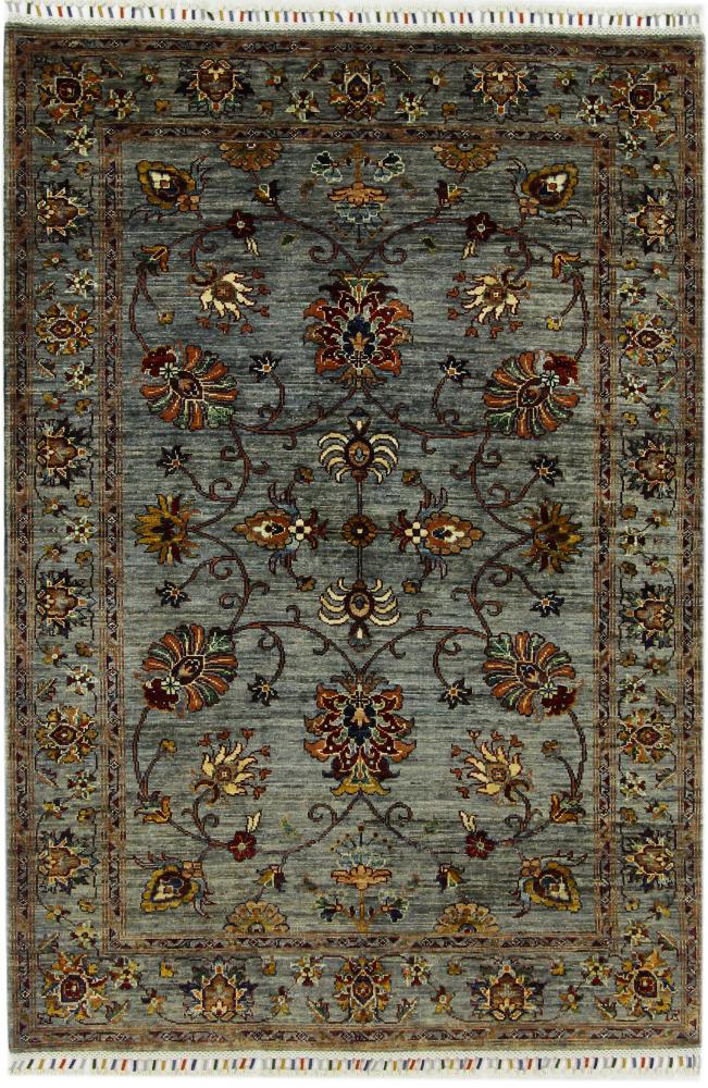 Afghan rug Arijana Klassik 5'11"x4'0" 5'11"x4'0", Persian Rug Knotted by hand