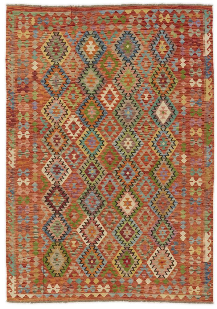 Tapis afghan Kilim Afghan 296x208 296x208, Tapis persan Tissé à la main