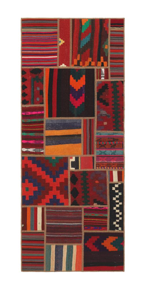 Alfombra persa Kilim Patchwork 199x81 199x81, Alfombra persa Tejido a mano