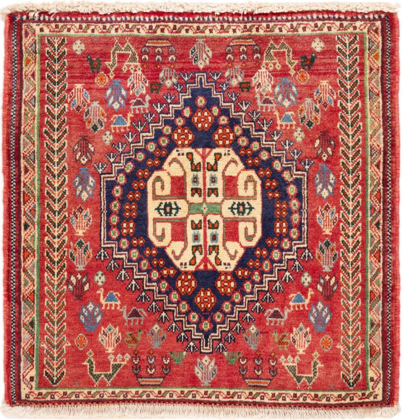 Perzisch tapijt Ghashghai 63x65 63x65, Perzisch tapijt Handgeknoopte