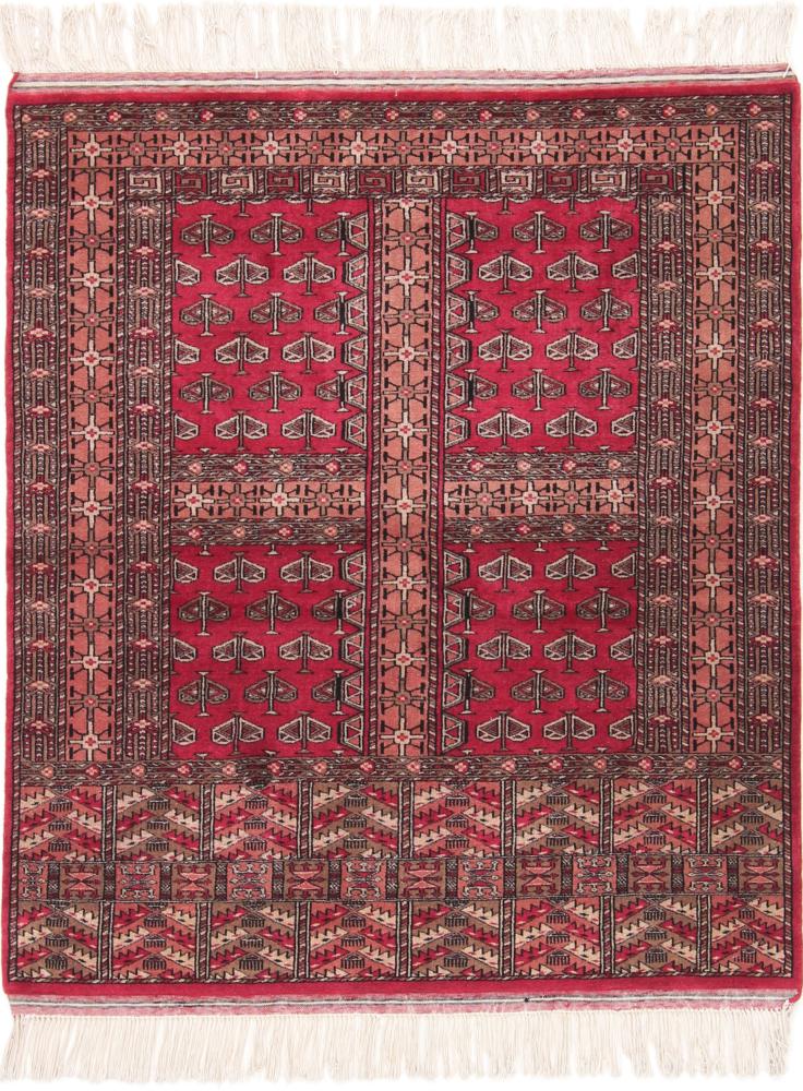 Pakistanischer Teppich Pakistan Lahore 123x109 123x109, Perserteppich Handgeknüpft