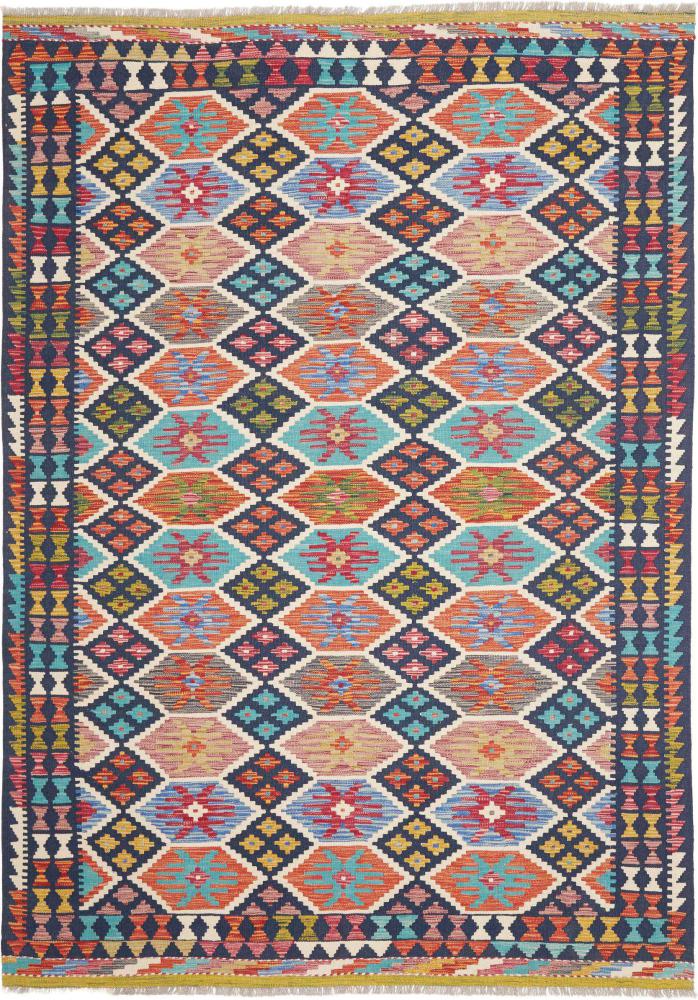 Afghansk teppe Kelim Afghan 252x178 252x178, Persisk teppe Håndvevd