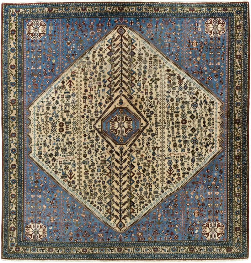 Tappeto persiano Abadeh 221x211 221x211, Tappeto persiano Annodato a mano