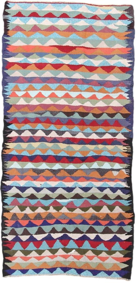 Persian Rug Kilim Fars Antique 269x129 269x129, Persian Rug Woven by hand