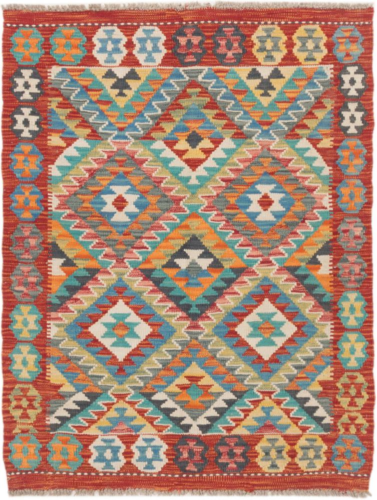 Tapete afegão Kilim Afegão 118x90 118x90, Tapete persa Tecido à mão