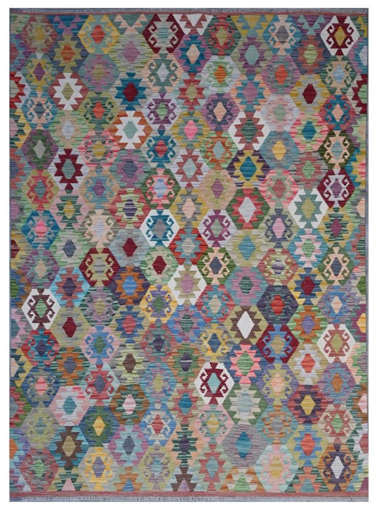 Afghan rug Kilim Afghan 7'11"x5'11" 7'11"x5'11", Persian Rug Woven by hand