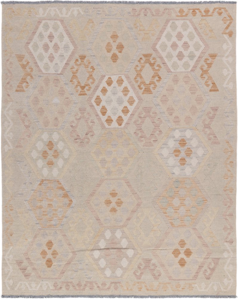 Afghaans tapijt Kilim Afghan 195x157 195x157, Perzisch tapijt Handgeweven