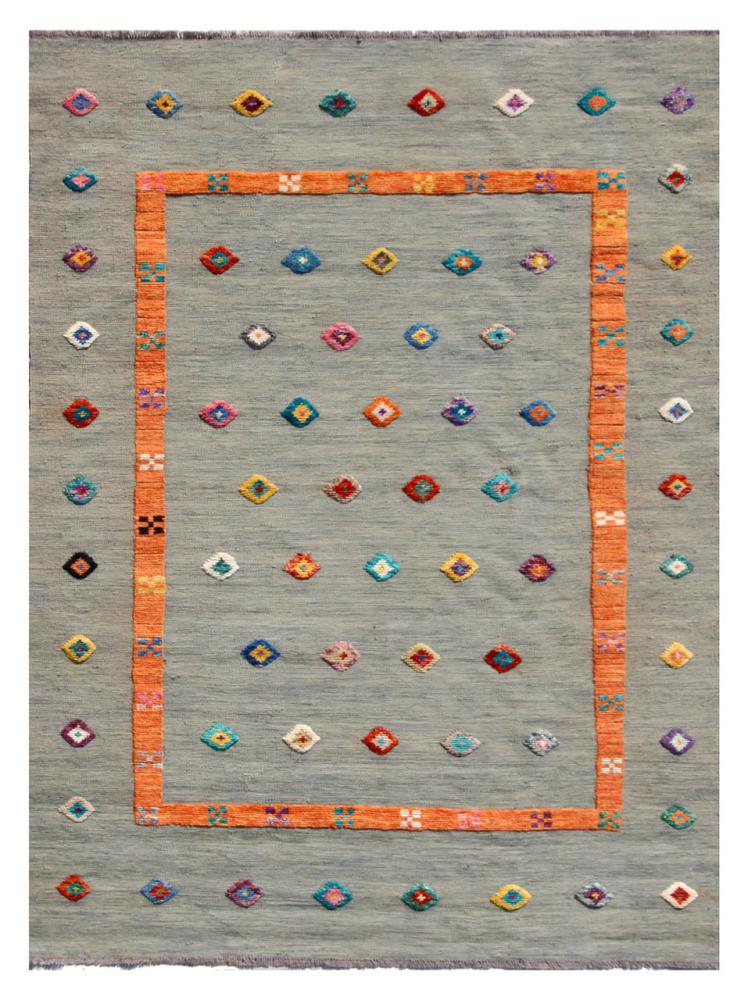 Alfombra afgana Kilim Afghan Nimbaft Edition 231x166 231x166, Alfombra persa Tejido a mano