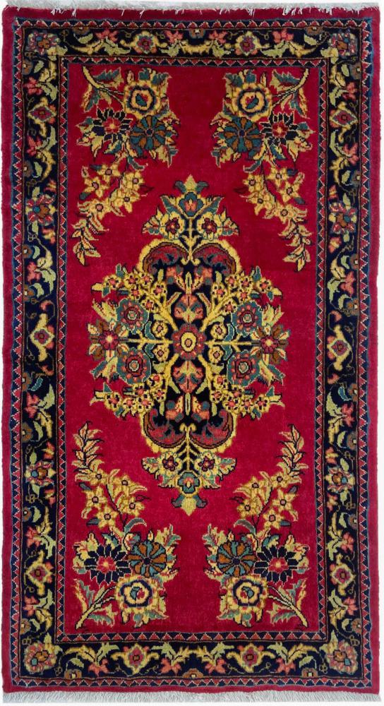 Persisk tæppe Sarough 115x64 115x64, Persisk tæppe Knyttet i hånden