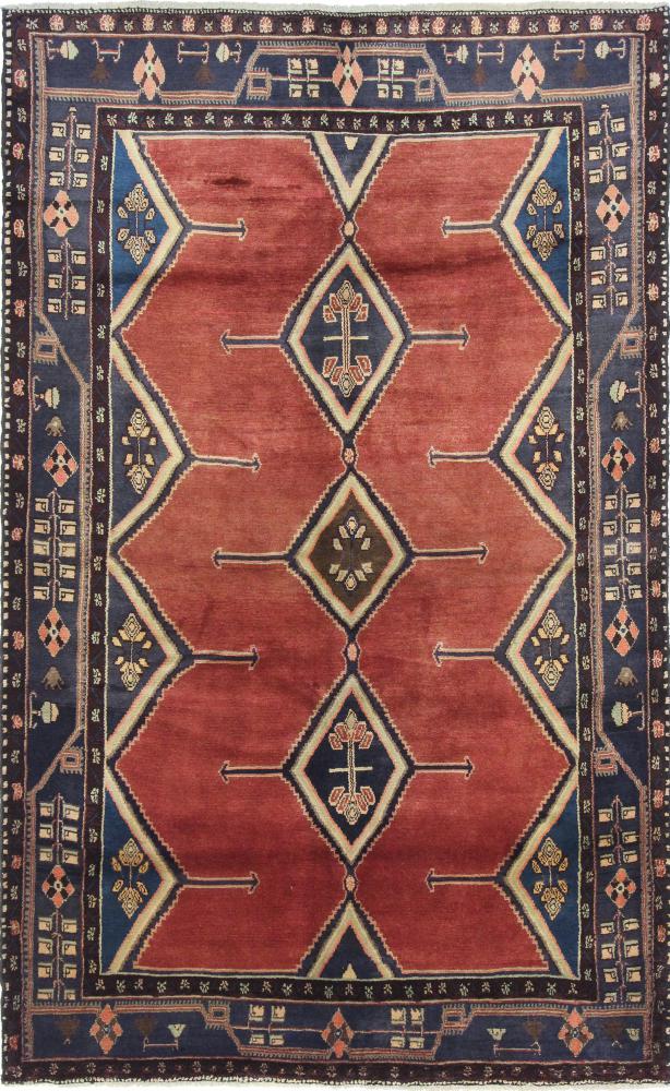 Persisk tæppe Hamadan 258x161 258x161, Persisk tæppe Knyttet i hånden